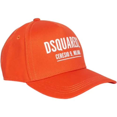 Logo Hat with Visor , unisex, Sizes: M - Dsquared2 - Modalova