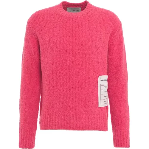 Amaránto, Alpaka-Mischung Strickpullover , Herren, Größe: M - AMARÁNTO - Modalova