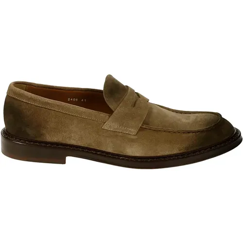 Unlaced Moccasins , male, Sizes: 9 UK, 10 UK - Doucal's - Modalova