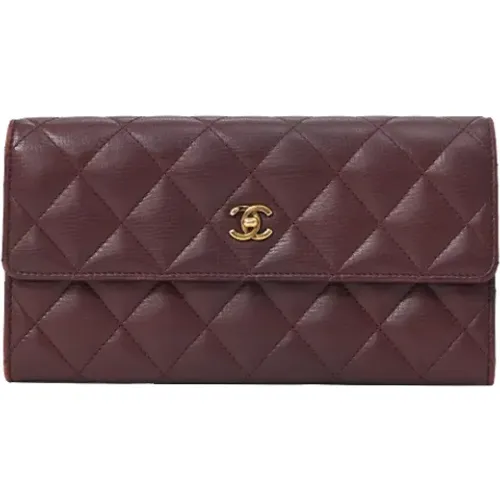 Pre-owned Leather wallets , female, Sizes: ONE SIZE - Chanel Vintage - Modalova