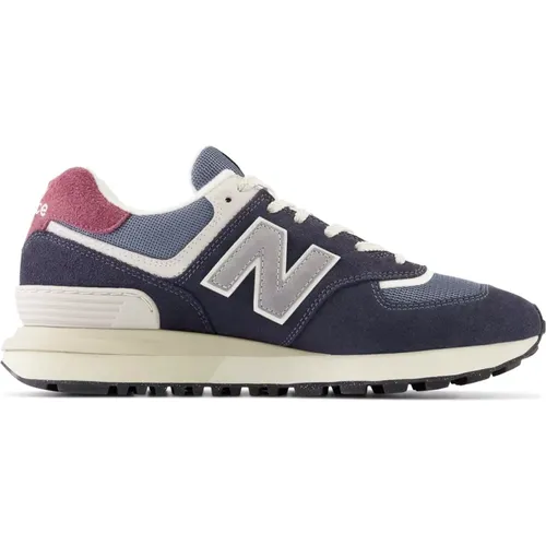 Suede Leather Sneakers with Logo Detail , male, Sizes: 7 UK, 6 1/2 UK - New Balance - Modalova