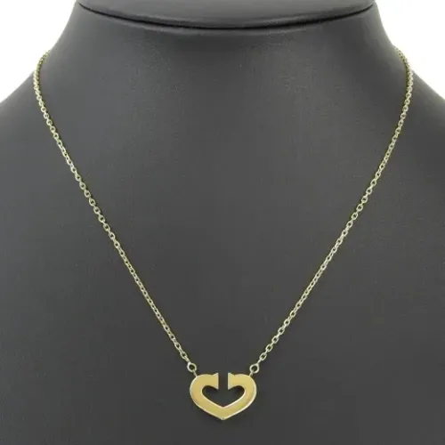 Pre-owned Gold necklaces , female, Sizes: ONE SIZE - Cartier Vintage - Modalova