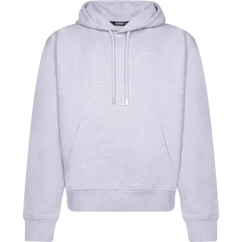 Hoodies, male, , Size: M Grey Sweatshirt Elevate Style Aw24 - Jacquemus - Modalova