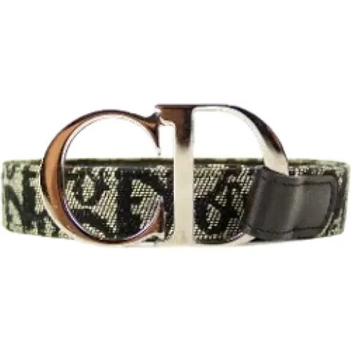 Pre-owned Belts, female, , Size: ONE SIZE Pre-owned Canvas belts - Dior Vintage - Modalova