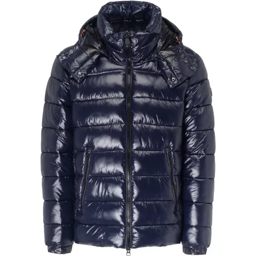 Blaue Florian Jacke Love Kollektion - Save The Duck - Modalova