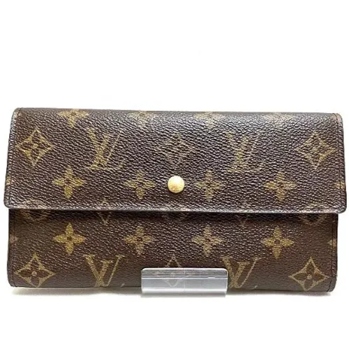 Pre-owned Wallets, female, , Size: ONE SIZE Pre-owned Canvas wallets - Louis Vuitton Vintage - Modalova