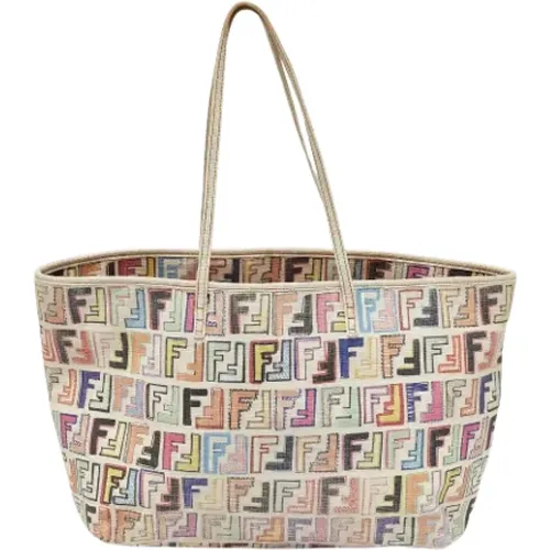 Pre-owned Tote Bags, female, , Size: ONE SIZE Pre-owned Canvas fendi-bags - Fendi Vintage - Modalova