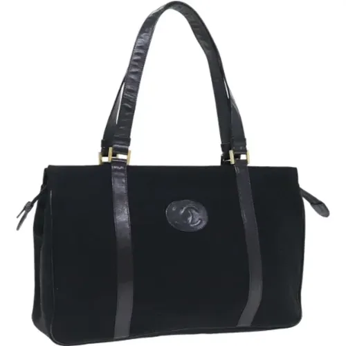 Pre-owned Tote Bags, female, , Size: ONE SIZE Pre-owned Cotton totes - Chanel Vintage - Modalova