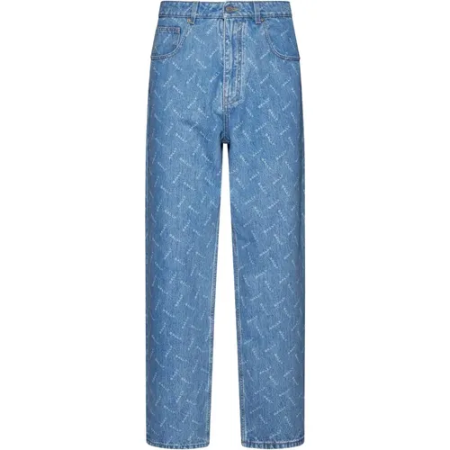 Blaue Denim Jeans Gerades Bein , Herren, Größe: W30 - Bally - Modalova