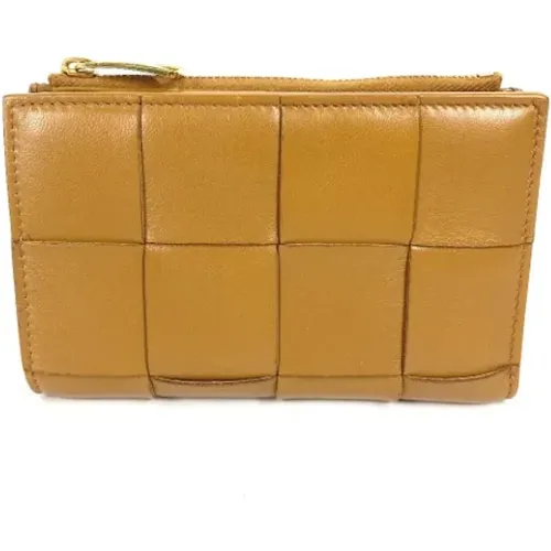 Pre-owned Leather wallets , female, Sizes: ONE SIZE - Bottega Veneta Vintage - Modalova