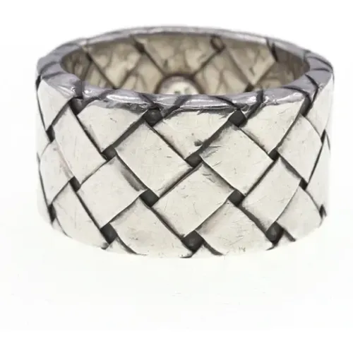 Pre-owned Jewellery, male, , Size: ONE SIZE Pre-owned Silver rings - Bottega Veneta Vintage - Modalova