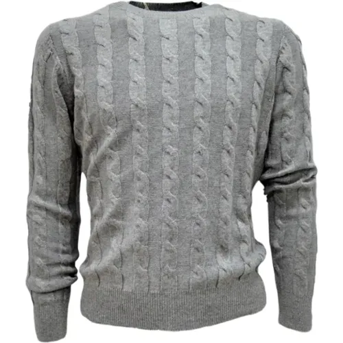 M Braid Sweater , male, Sizes: 3XL - Cashmere Company - Modalova