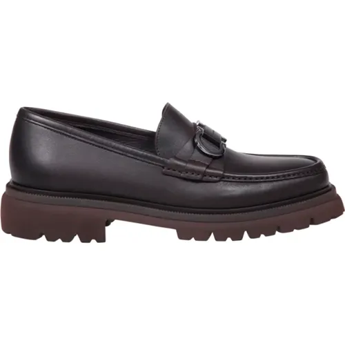 Loafers, male, , Size: 6 1/2 US Moroccan Testa Cocoon Loafer - Salvatore Ferragamo - Modalova