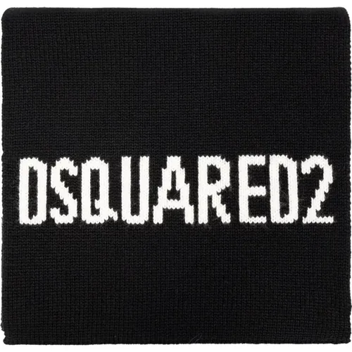 Wool Scarf , male, Sizes: ONE SIZE - Dsquared2 - Modalova