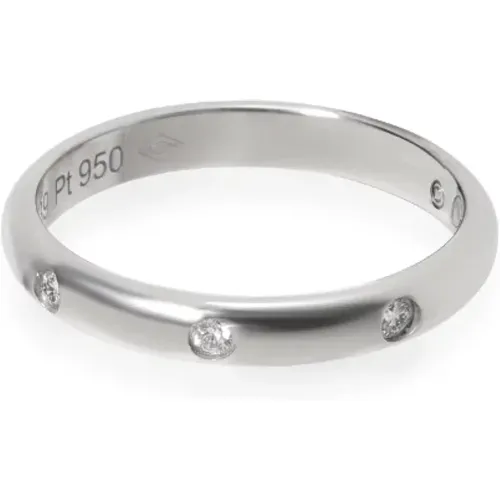 Pre-owned Platinum rings , female, Sizes: ONE SIZE - Cartier Vintage - Modalova