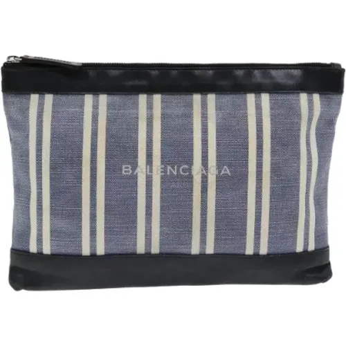 Pre-owned Clutches, female, , Size: ONE SIZE Pre-owned Canvas balenciaga-bags - Balenciaga Vintage - Modalova