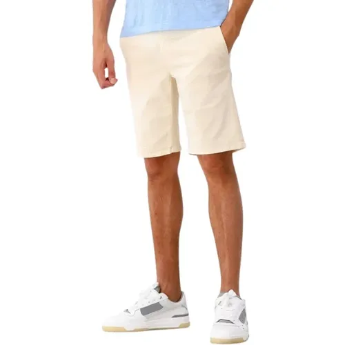 Weiße Sommer Shorts Elastischer Komfort , Herren, Größe: W33 - Tramarossa - Modalova