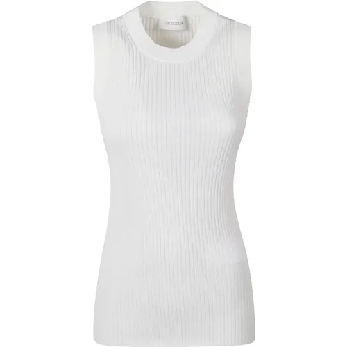 Sleeveless Top , female, Sizes: L - SPORTMAX - Modalova