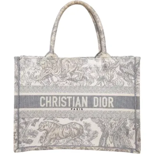 Pre-owned Tote Bags, female, , Size: ONE SIZE Pre-owned Canvas dior-bags - Dior Vintage - Modalova