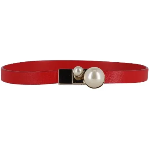 Pre-owned Leather bracelets , female, Sizes: ONE SIZE - Dior Vintage - Modalova
