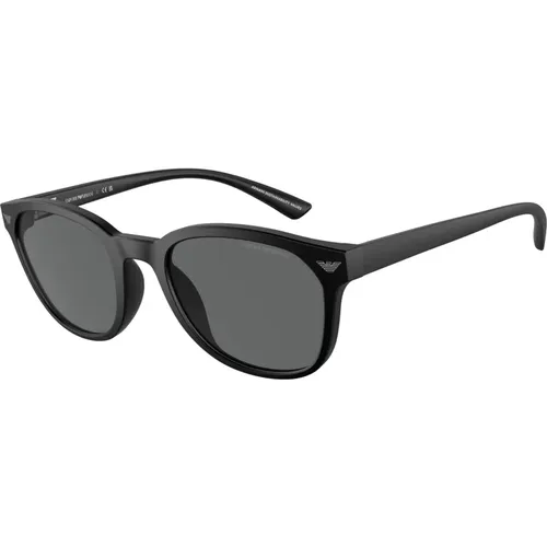 Stylische Sonnenbrille Ea4225U Schwarz - Emporio Armani - Modalova