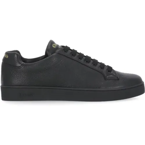 Schwarze Ledersneakers mit Logodetail , Herren, Größe: 41 EU - Church's - Modalova