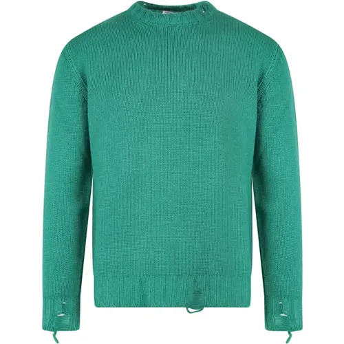 Wool Sweater with Ripped Effect , male, Sizes: XL - PT Torino - Modalova