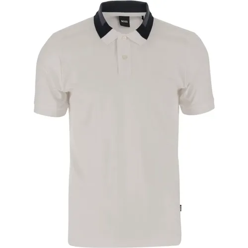 Baumwoll-Poloshirt mit Logo , Herren, Größe: XL - Hugo Boss - Modalova