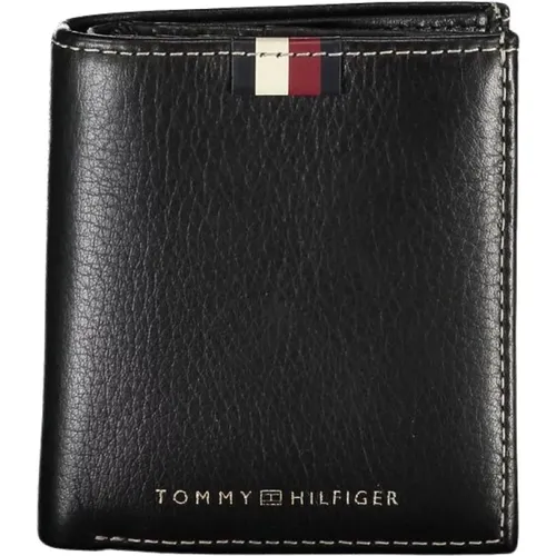 Wallets & Cardholders, male, , Size: ONE SIZE Leather Wallet - Tommy Hilfiger - Modalova