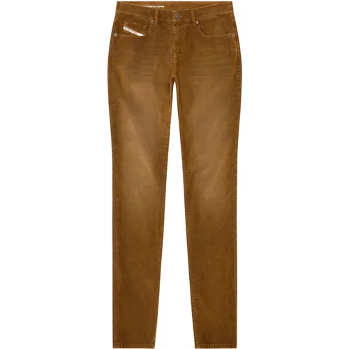 Slim-Fit Brons Jeans , male, Sizes: W30 L32 - Diesel - Modalova