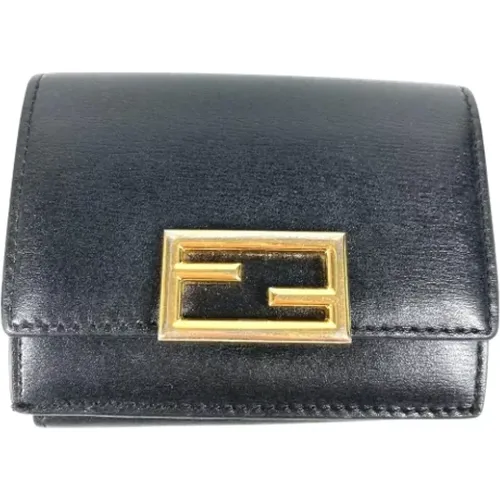 Pre-owned Wallets, female, , Size: ONE SIZE Pre-owned Leather wallets - Fendi Vintage - Modalova