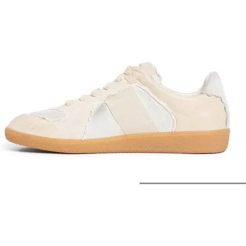 Ivory Inside-Out Leder Sneakers , Damen, Größe: 36 EU - Maison Margiela - Modalova