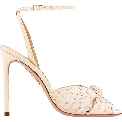 Chic Summer Sandals , female, Sizes: 8 UK, 4 UK, 3 UK, 3 1/2 UK, 5 1/2 UK - Aquazzura - Modalova