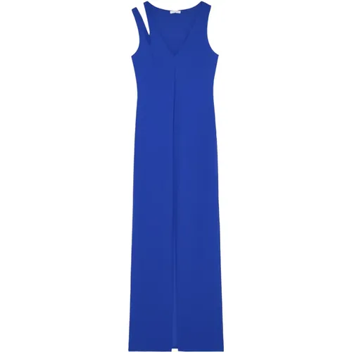 Kleid Essential technisches Jersey V-Ausschnitt Kleid - PATRIZIA PEPE - Modalova