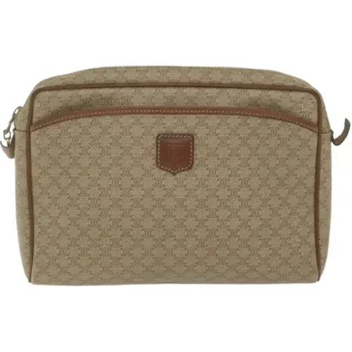 Pre-owned Clutches, female, , Size: ONE SIZE Pre-owned Canvas clutches - Celine Vintage - Modalova