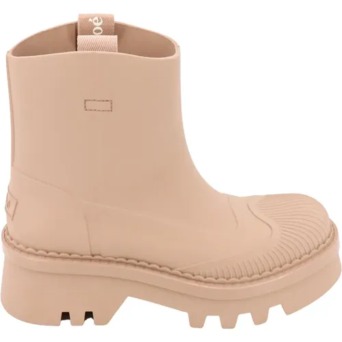 Rubber Ankle Boots Aw23 , female, Sizes: 6 UK, 8 UK, 7 UK, 3 UK - Chloé - Modalova