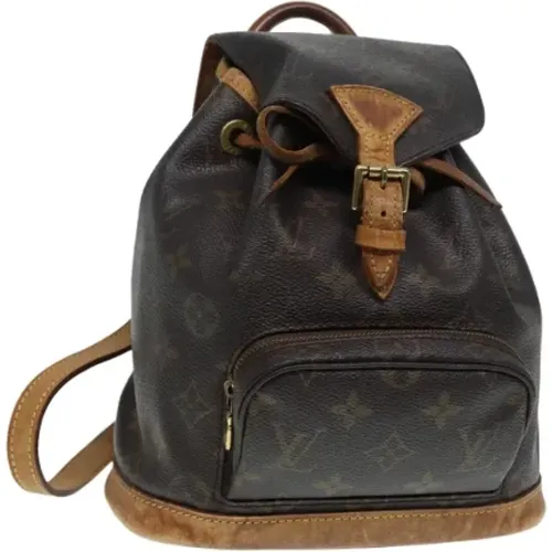 Pre-owned Backpacks, female, , Size: ONE SIZE Pre-owned Canvas backpacks - Louis Vuitton Vintage - Modalova