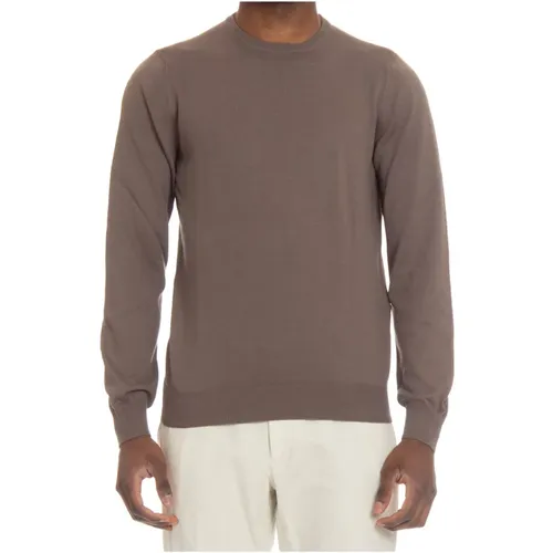 Round-neck Knitwear , male, Sizes: 2XL - Gran Sasso - Modalova