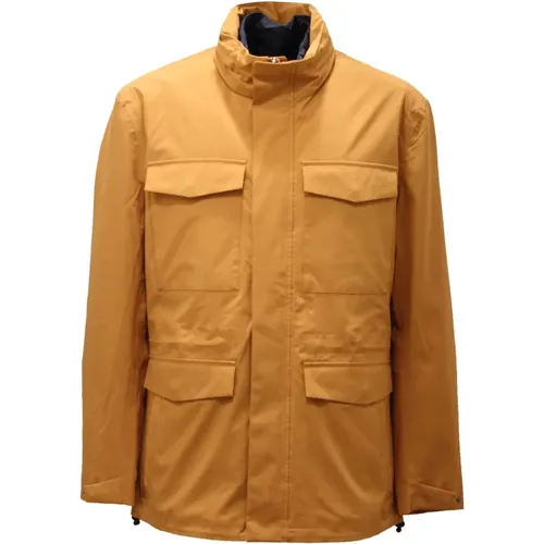 Light Jackets, male, , Size: M /Blue Jacket with Polyester - Save The Duck - Modalova