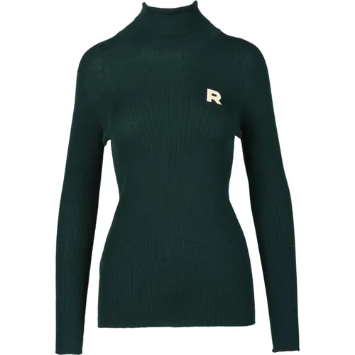 Turtlenecks, female, , Size: M Wool Knit Sweater - Rochas - Modalova