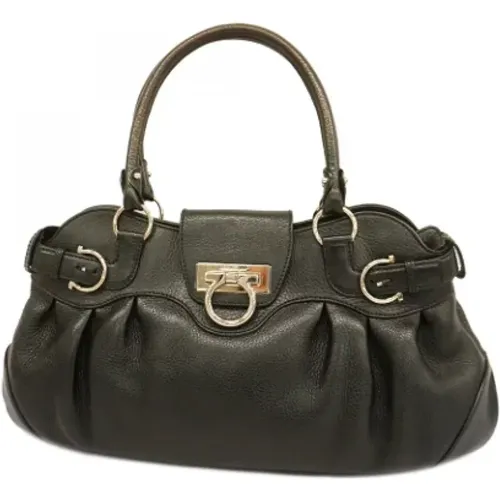 Pre-owned Leather handbags , female, Sizes: ONE SIZE - Salvatore Ferragamo Pre-owned - Modalova