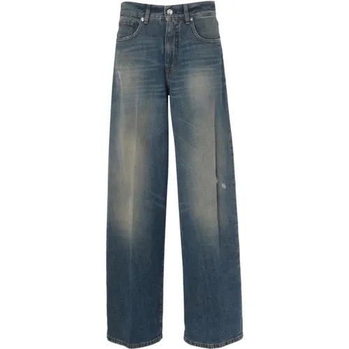 Overcarrot Woman Denim Jeans , female, Sizes: W27, W25 - Nine In The Morning - Modalova