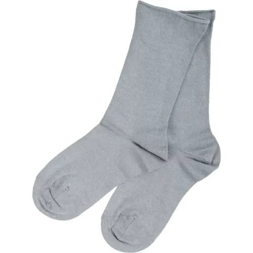 Lurex Socken - Regular Fit - Alle Temperaturen , Damen, Größe: S - BRUNELLO CUCINELLI - Modalova