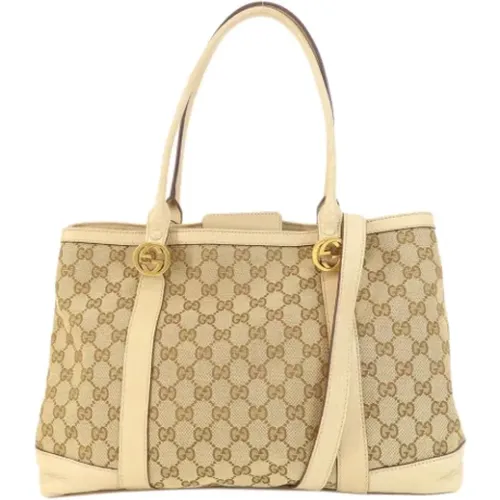 Pre-owned Canvas gucci-bags , female, Sizes: ONE SIZE - Gucci Vintage - Modalova