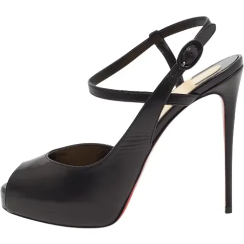 Pre-owned Leather sandals , female, Sizes: 5 UK - Christian Louboutin Pre-owned - Modalova