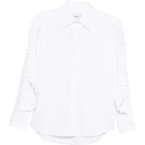 Shirts, female, , Size: XS Elegant Cotton Shirt Aw25 - Coperni - Modalova