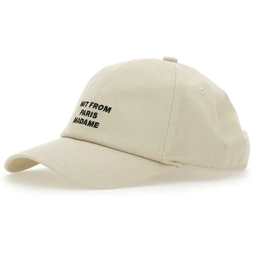 Caps, male, , Size: ONE SIZE Baseball Cap with Slogan Logo - Drole de Monsieur - Modalova