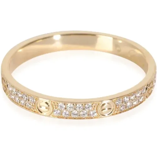 Pre-owned Jewellery, female, , Size: ONE SIZE Pre-owned Rose Gold rings - Cartier Vintage - Modalova