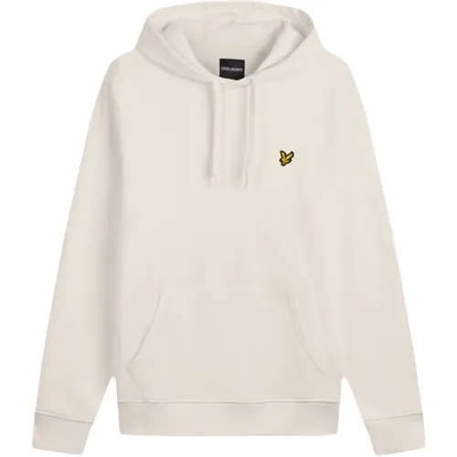 Hoodies, male, , Size: M Ecru Hoodies Ml416Vog - Lyle & Scott - Modalova