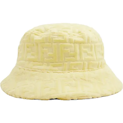 Logo Terry Bucket Hat Fendi - Fendi - Modalova